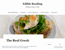 Tablet Screenshot of ediblereading.com